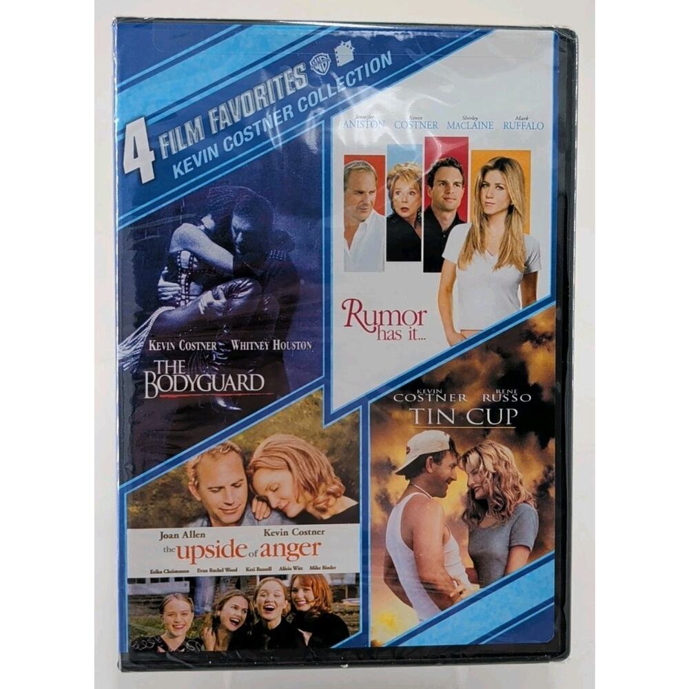 4 Film Favorites Kevin Costner Collection DVD (2009) Aniston Russo Houston